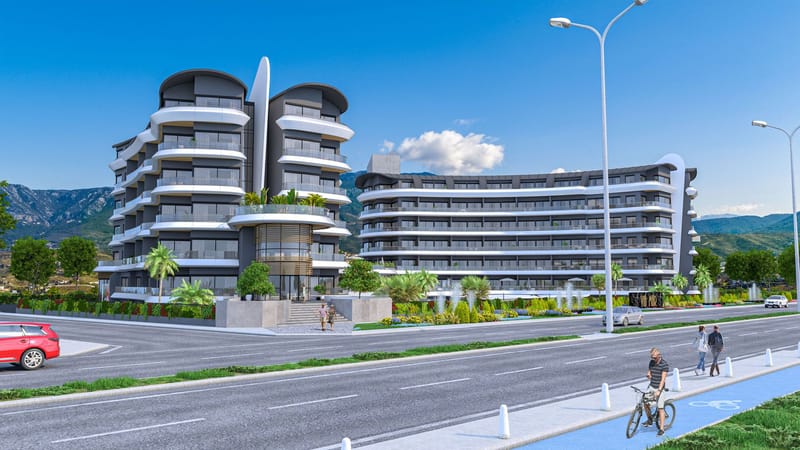 Апартаменты премиум класса на 1й линии моря, район Каргыджак (001416) — фото 10