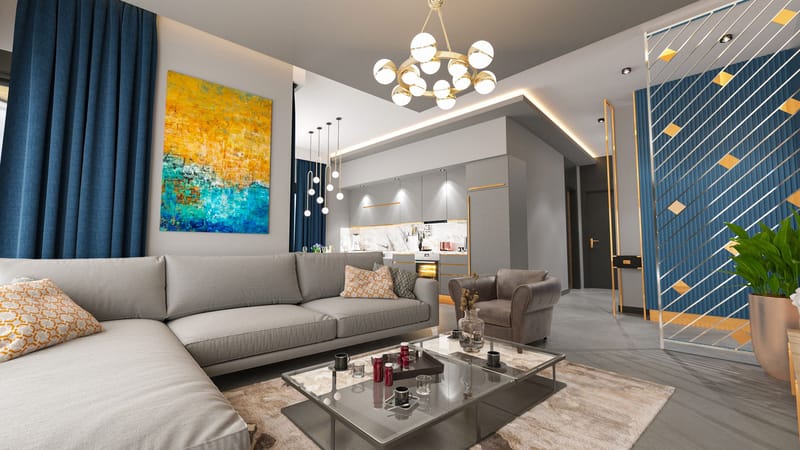 Апартаменты премиум класса на 1й линии моря, район Каргыджак (001416) — фото 17