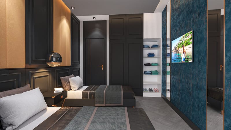 Апартаменты премиум класса на 1й линии моря, район Каргыджак (001416) — фото 24