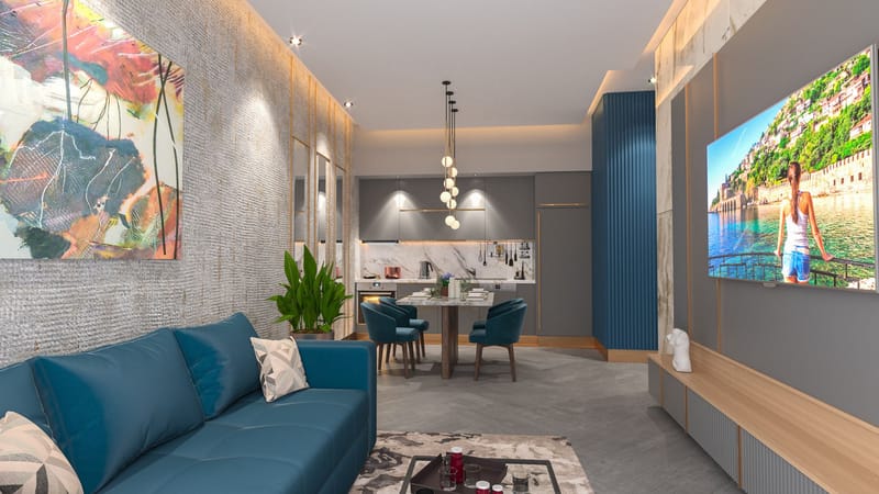 Апартаменты премиум класса на 1й линии моря, район Каргыджак (001416) — фото 29