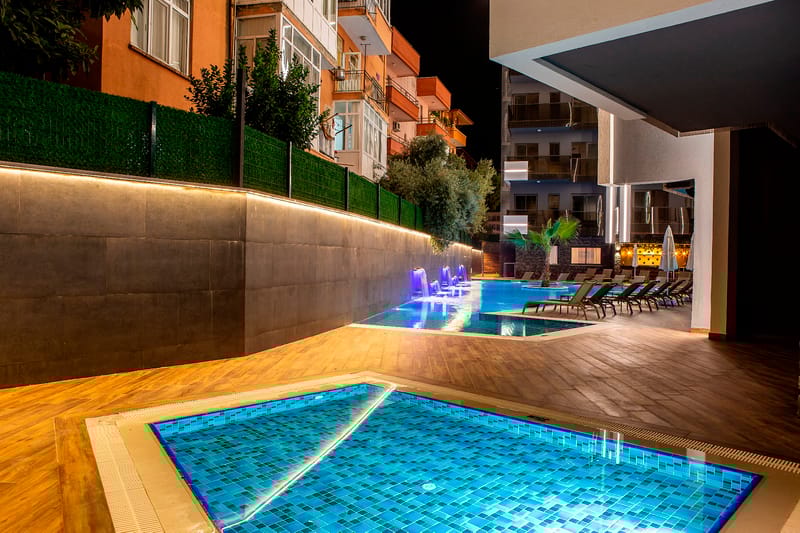 Апартаменты в центре Алании у пляжа Клеопатры (001436) — фото 14