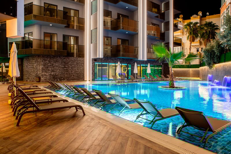 Апартаменты в центре Алании у пляжа Клеопатры (001436) — фото 10