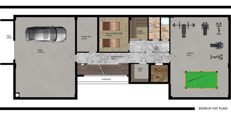 Роскошные виллы от застройщика в Каргыджаке (002422) — фото 18