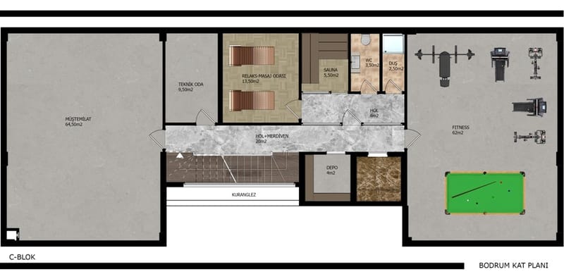Роскошные виллы от застройщика в Каргыджаке (002422) — фото 25