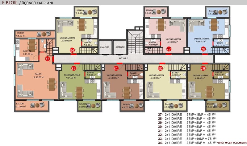 Квартиры в престижном районе Оба (00957) — фото 68