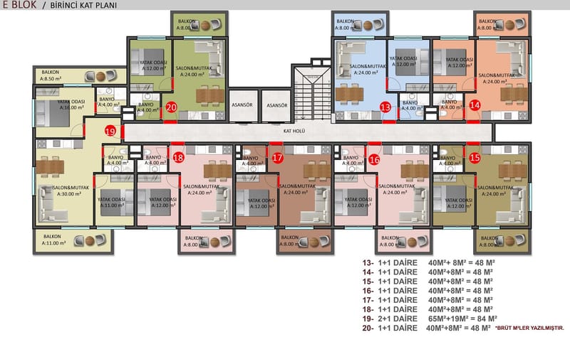 Квартиры в престижном районе Оба (00957) — фото 60