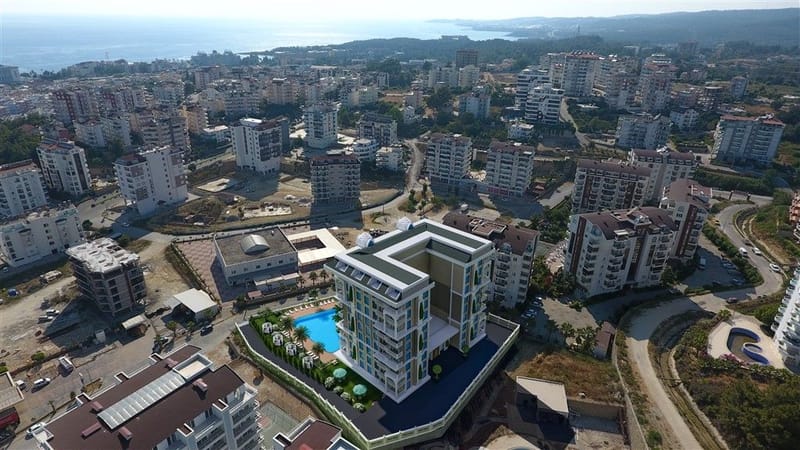 Проект в Авсалларе. Вид на море из всех квартир! (01314) — фото 9