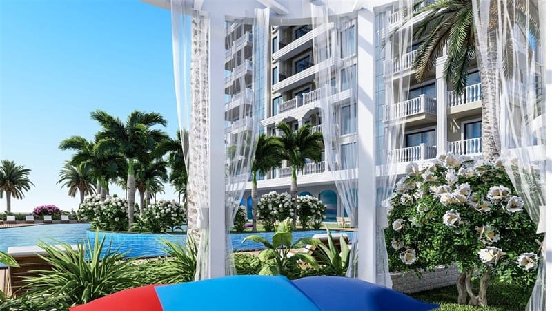 Проект в Авсалларе. Вид на море из всех квартир! (01314) — фото 4