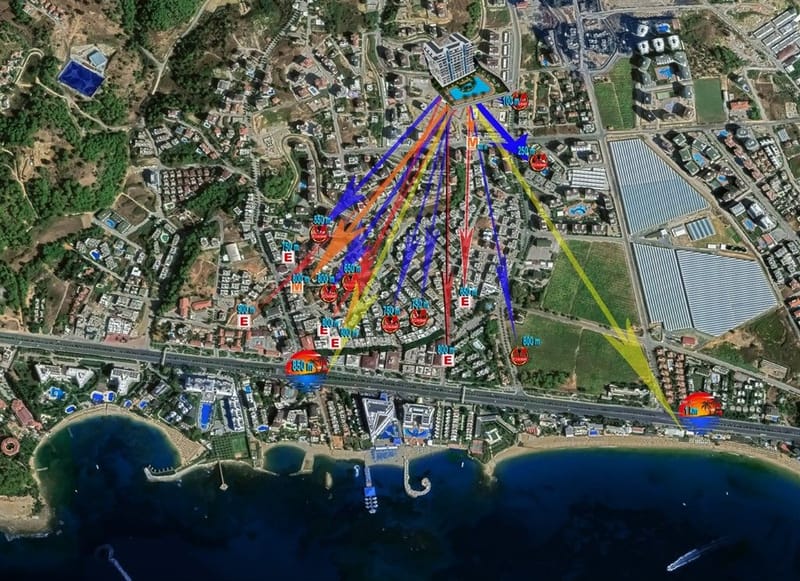 Проект в Авсалларе. Вид на море из всех квартир! (01314) — фото 10