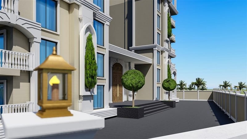 Проект в Авсалларе. Вид на море из всех квартир! (01314) — фото 5