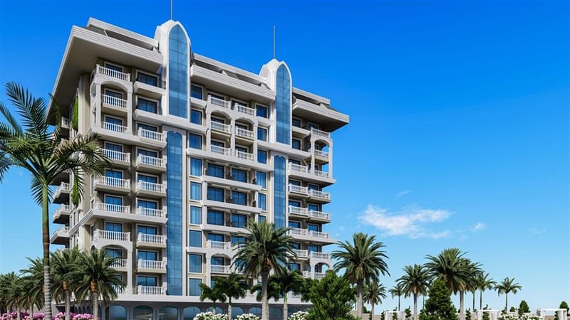 Проект в Авсалларе. Вид на море из всех квартир! (01314) — фото 6