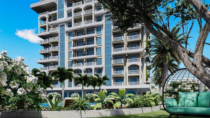 Проект в Авсалларе. Вид на море из всех квартир! (01314) — фото 1