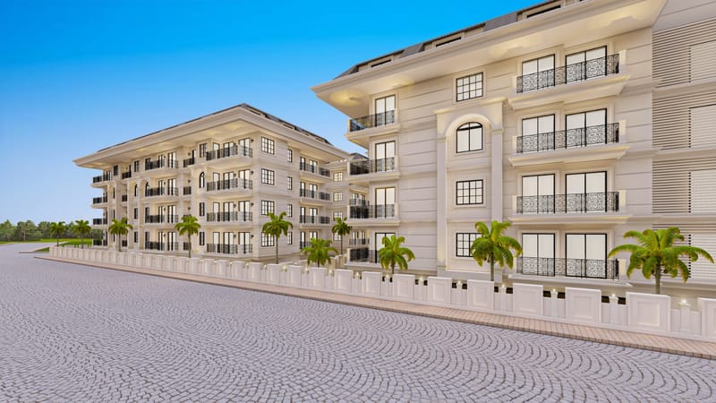 Квартиры у пляжа Клеопатра, в центре Алании (01052) — фото 3