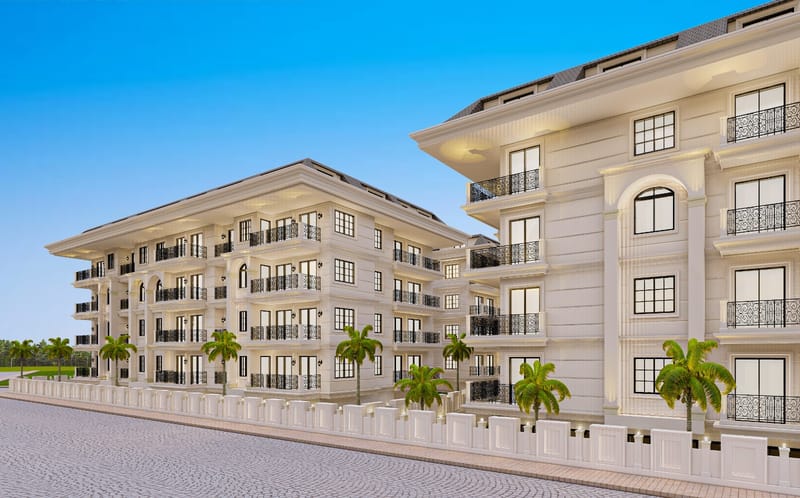 Квартиры у пляжа Клеопатра, в центре Алании (01052) — фото 2