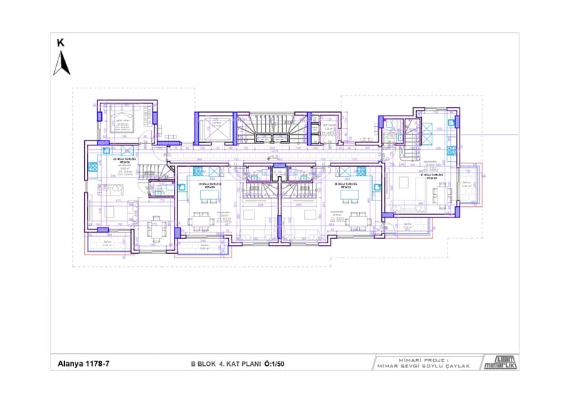 Hayat Dream Homes Alanya – наш жилой комплекс в центре Алании, у пляжа Клеопатры (002000) — фото 22