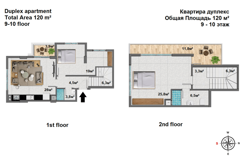 Квартиры в Алании, район Махмутлар (004139) — фото 47