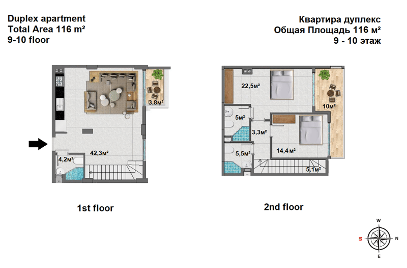 Квартиры в Алании, район Махмутлар (004139) — фото 43