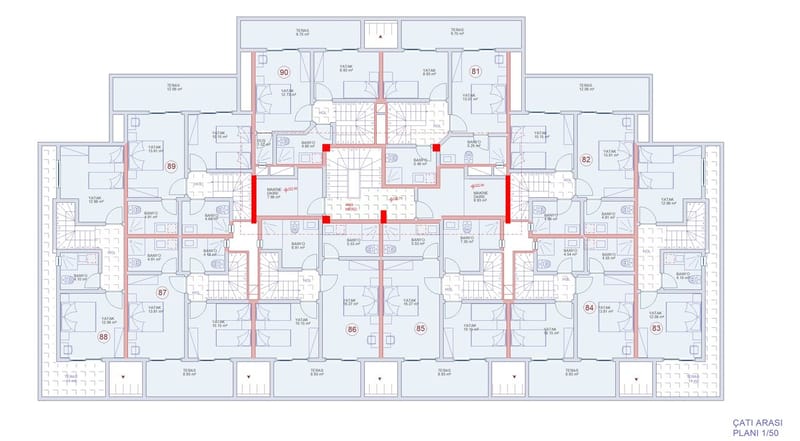 Квартиры в Алании от застройщика, район Авсаллар (01257) — фото 42