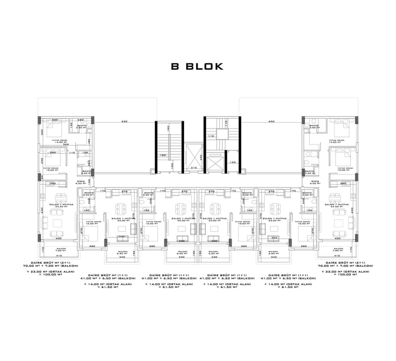 Роскошный жилой комплекс квартир с видом на море, район Махмутлар (01549) — фото 59