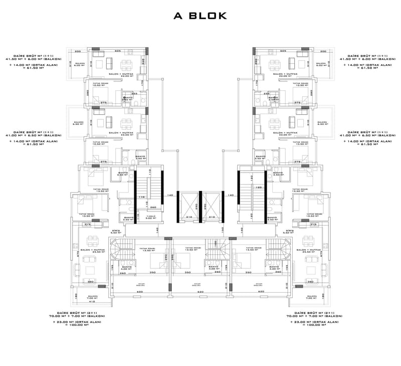 Роскошный жилой комплекс квартир с видом на море, район Махмутлар (01549) — фото 68