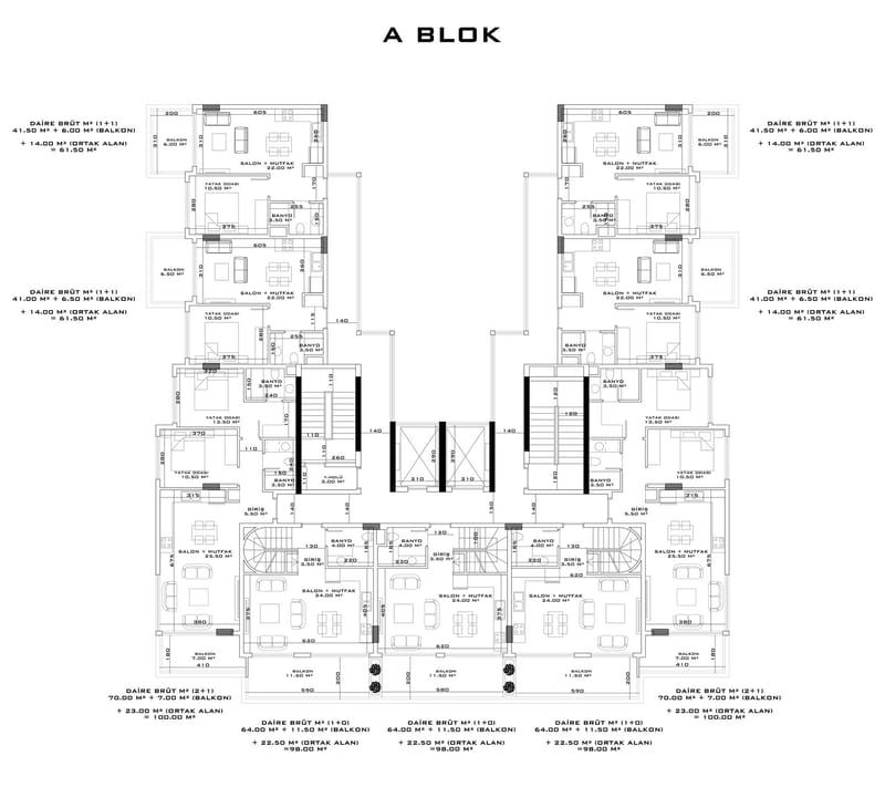 Роскошный жилой комплекс квартир с видом на море, район Махмутлар (01549) — фото 66
