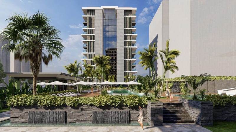 Роскошный жилой комплекс квартир с видом на море, район Махмутлар (01549) — фото 6