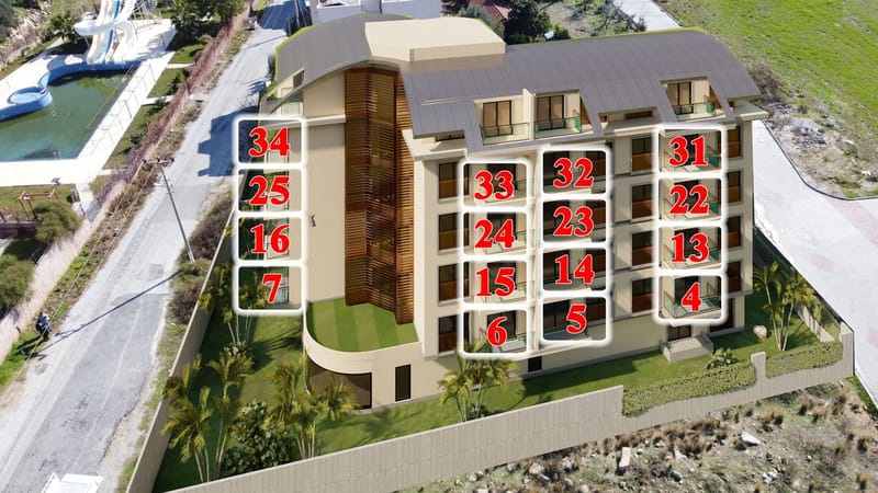 Квартиры в Алании, район Пайаллар (002460) — фото 21