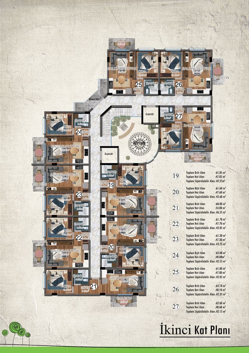 Квартиры в Алании, район Пайаллар (002460) — фото 24