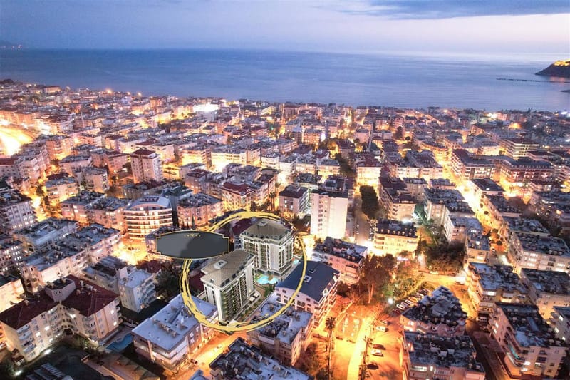 Роскошные квартиры в центре Алании (01005) — фото 2