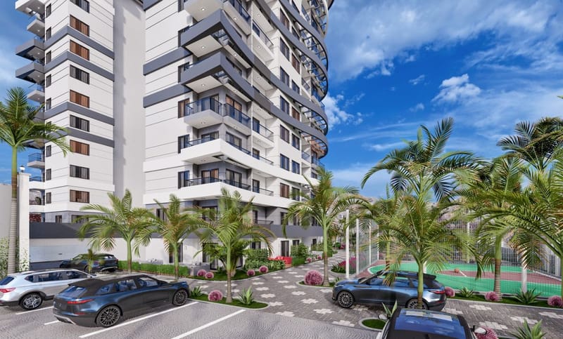 Квартиры в новом ЖК премиум-класса в центре Махмутлара (014458) — фото 9