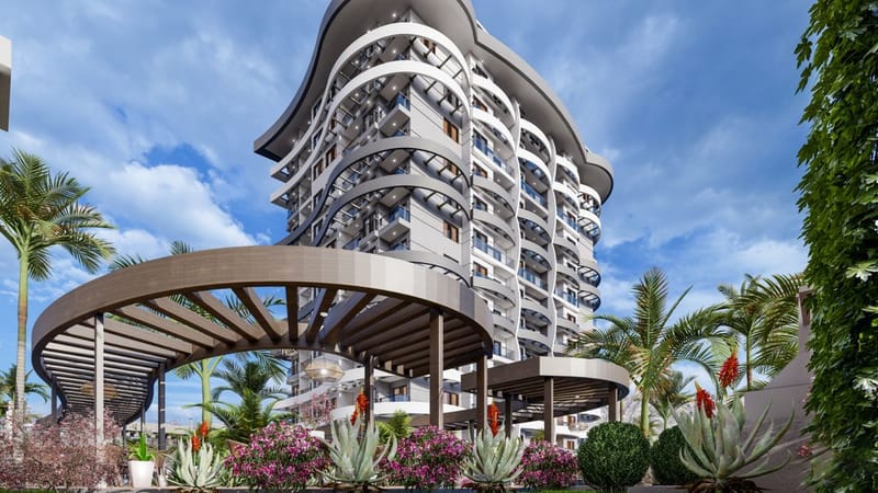 Квартиры в новом ЖК премиум-класса в центре Махмутлара (014458) — фото 2