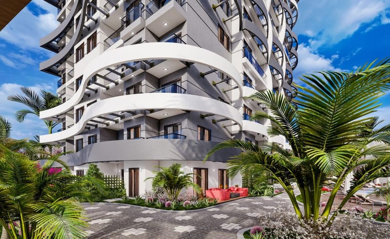 Квартиры в новом ЖК премиум-класса в центре Махмутлара (014458) — фото 6