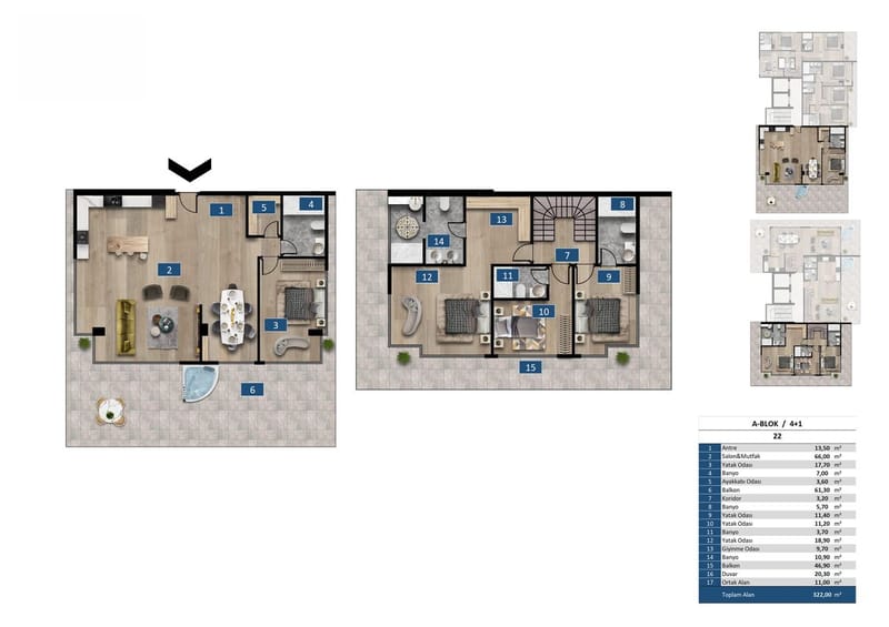 Новый эксклюзивный проект в районе Аланьи – Каргыджак (009416) — фото 25