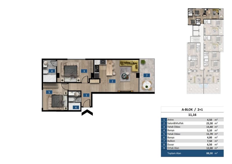 Новый эксклюзивный проект в районе Аланьи – Каргыджак (009416) — фото 34