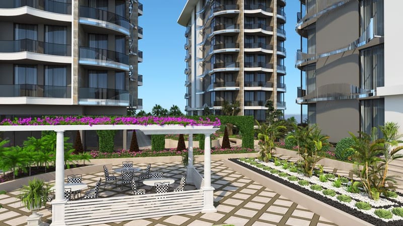 Апартаменты у моря в районе Тосмур (01352) — фото 16