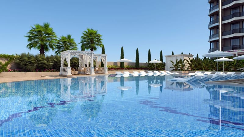 Апартаменты у моря в районе Тосмур (01352) — фото 5