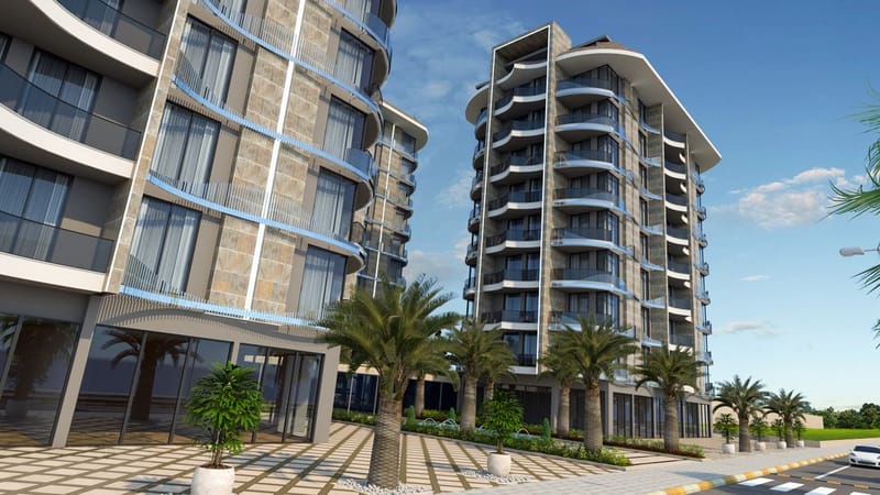 Апартаменты у моря в районе Тосмур (01352) — фото 8