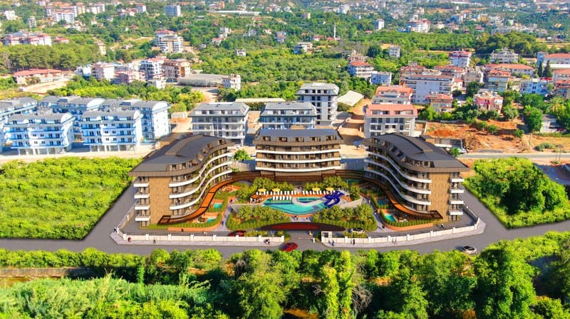 Грандиозный проект в районе Оба, Аланья (015459) — фото 7