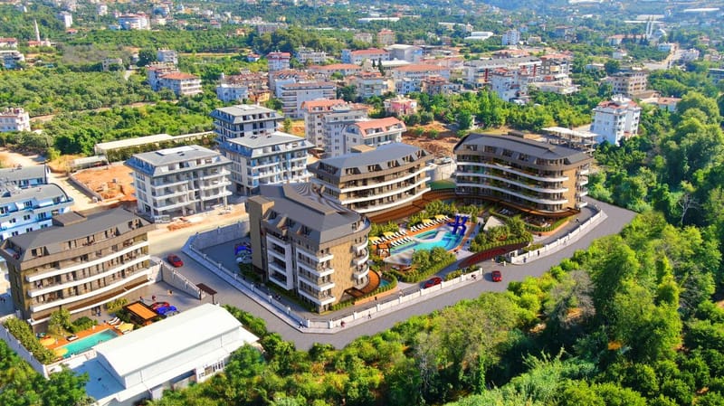 Грандиозный проект в районе Оба, Аланья (015459) — фото 14