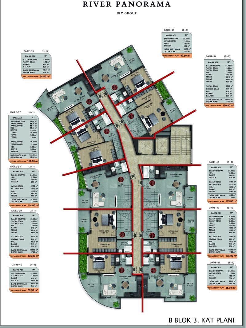 Грандиозный проект в районе Оба, Аланья (015459) — фото 73