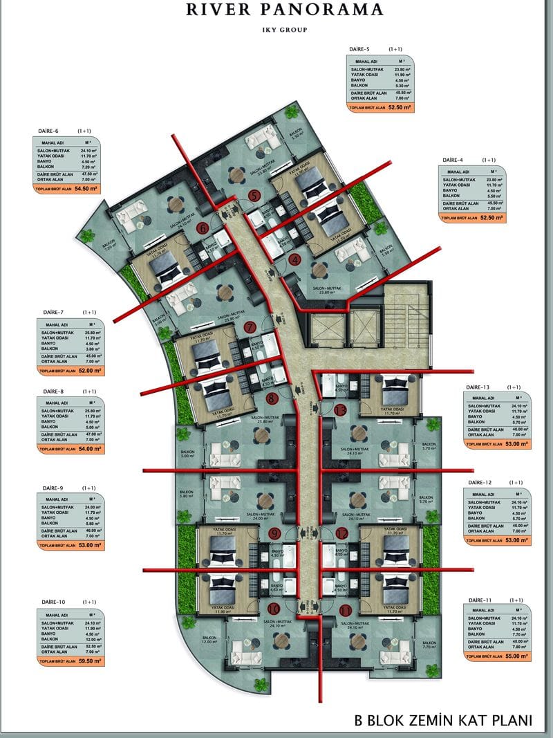 Грандиозный проект в районе Оба, Аланья (015459) — фото 76