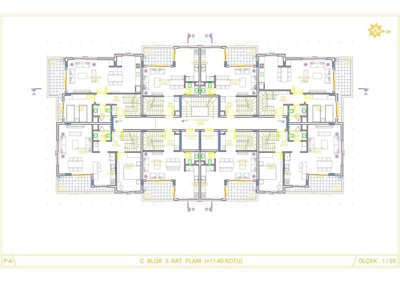 Новый жилой комплекс в районе Оба от застройщика, Алания (00120) — фото 69