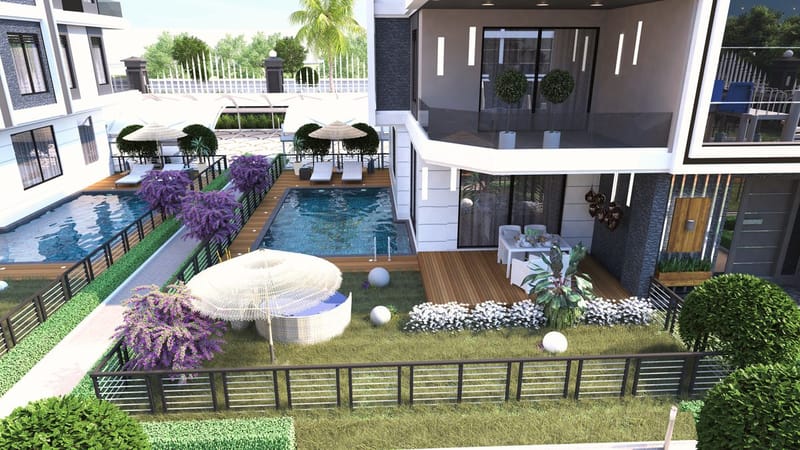 Новый жилой комплекс в районе Оба от застройщика, Алания (00120) — фото 16