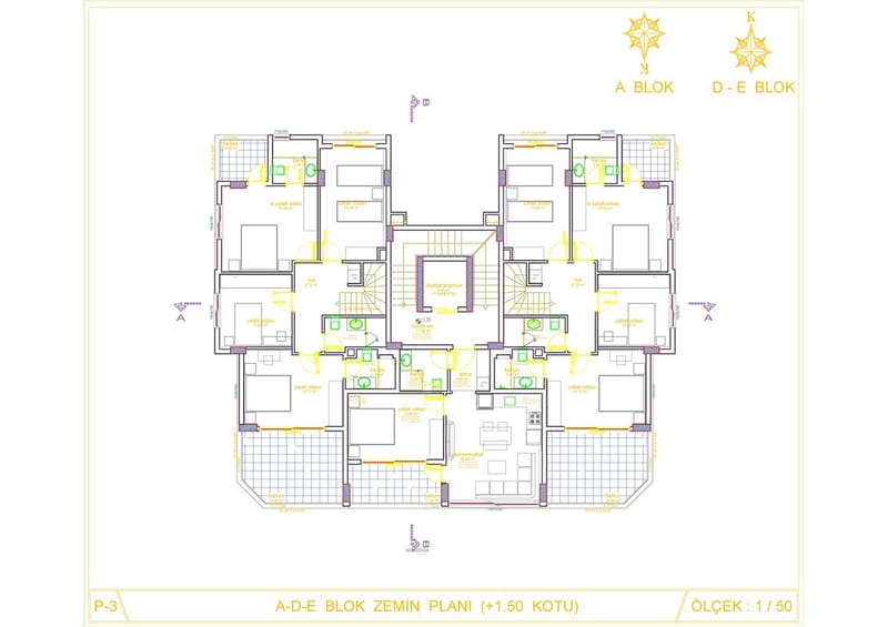 Новый жилой комплекс в районе Оба от застройщика, Алания (00120) — фото 72