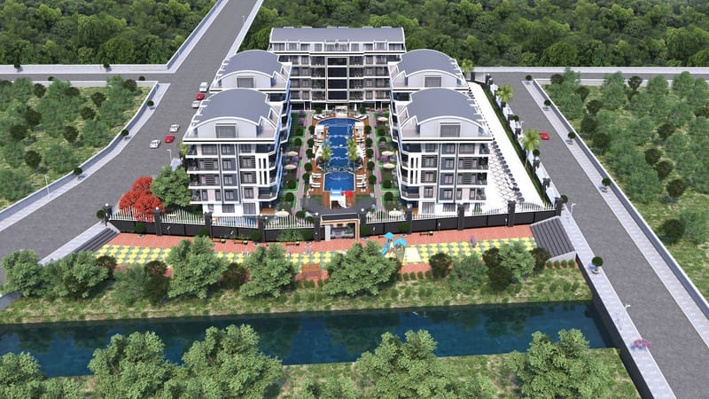 Новый жилой комплекс в районе Оба от застройщика, Алания (00120) — фото 5