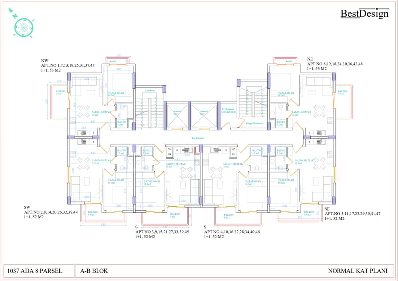 Апартаменты в новом ЖК от застройщика, район Демирташ (01452) — фото 30