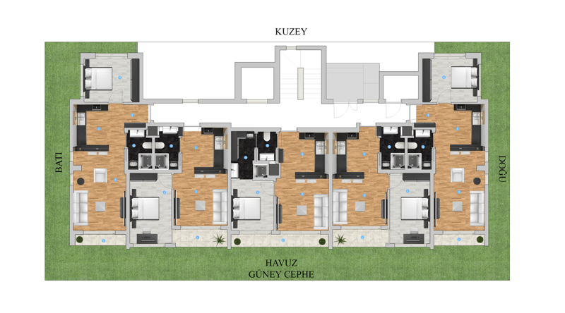 Квартиры в новом ЖК от застройщика, Газипаша (00119) — фото 18