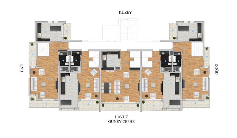 Квартиры в новом ЖК от застройщика, Газипаша (00119) — фото 26