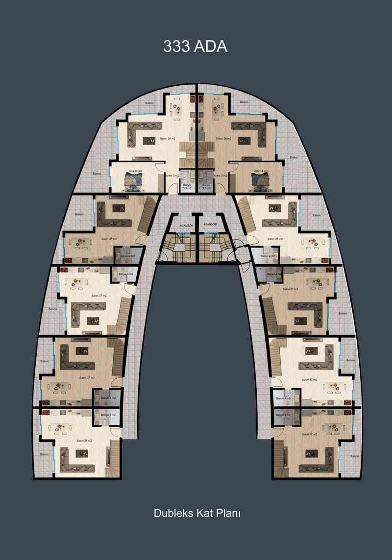Апартаменты в новом ЖК от застройщика. Блок 1 (00126) — фото 15