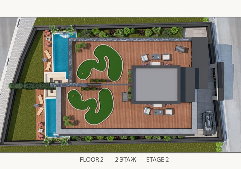 Вилла у  моря в Авсалларе, Алания (00743) — фото 24